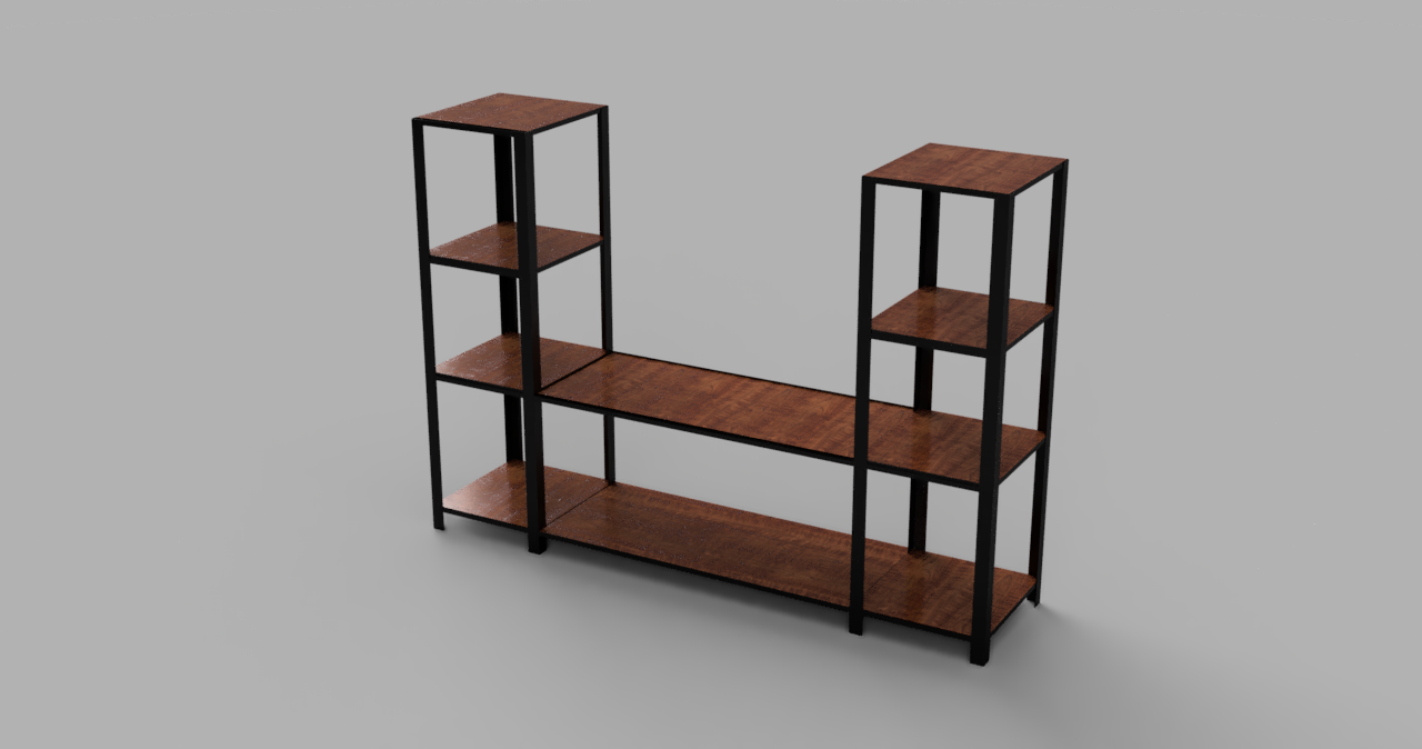 STL file MODELS- TV CABINET WITH SHELVES 🏛 ・3D printer model to download・Cults